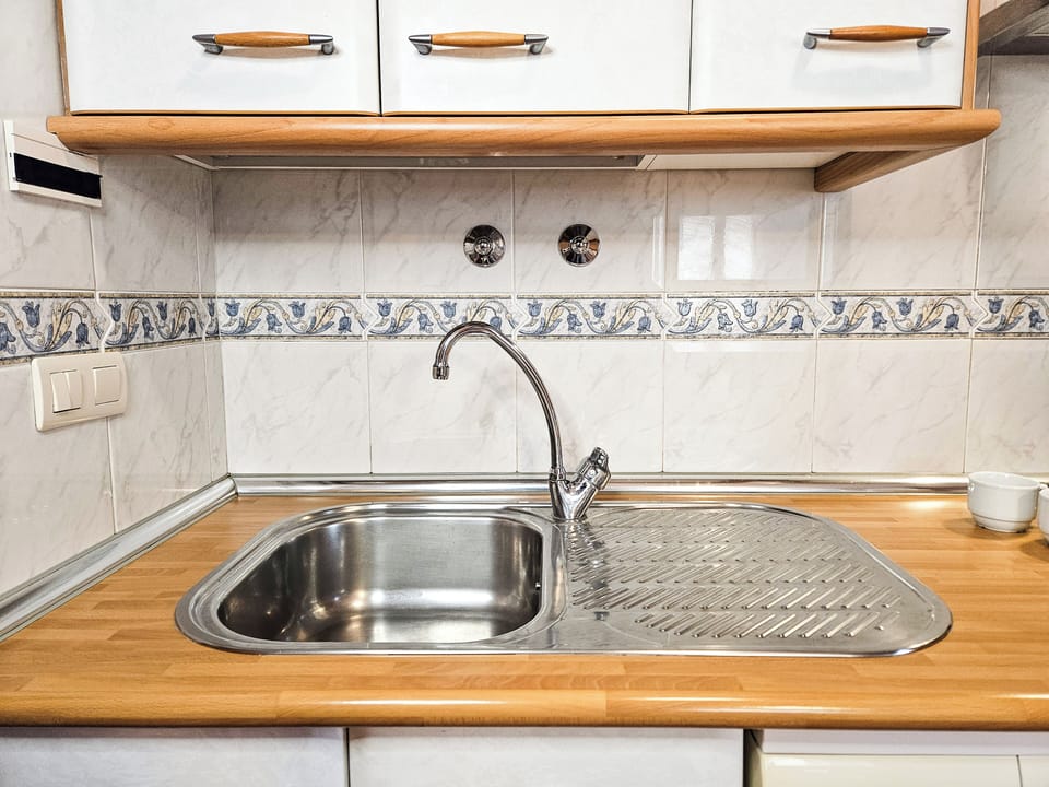 Basic Apartment | Private kitchen | Full-size fridge, microwave, stovetop, espresso maker