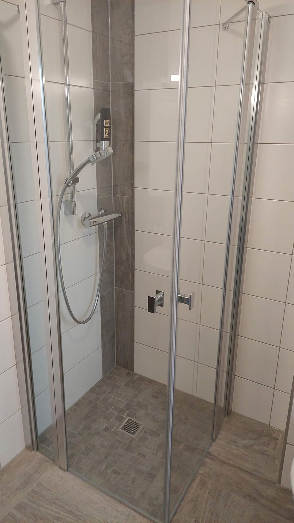 Double or Twin Room | Bathroom | Shower, hair dryer, towels, soap