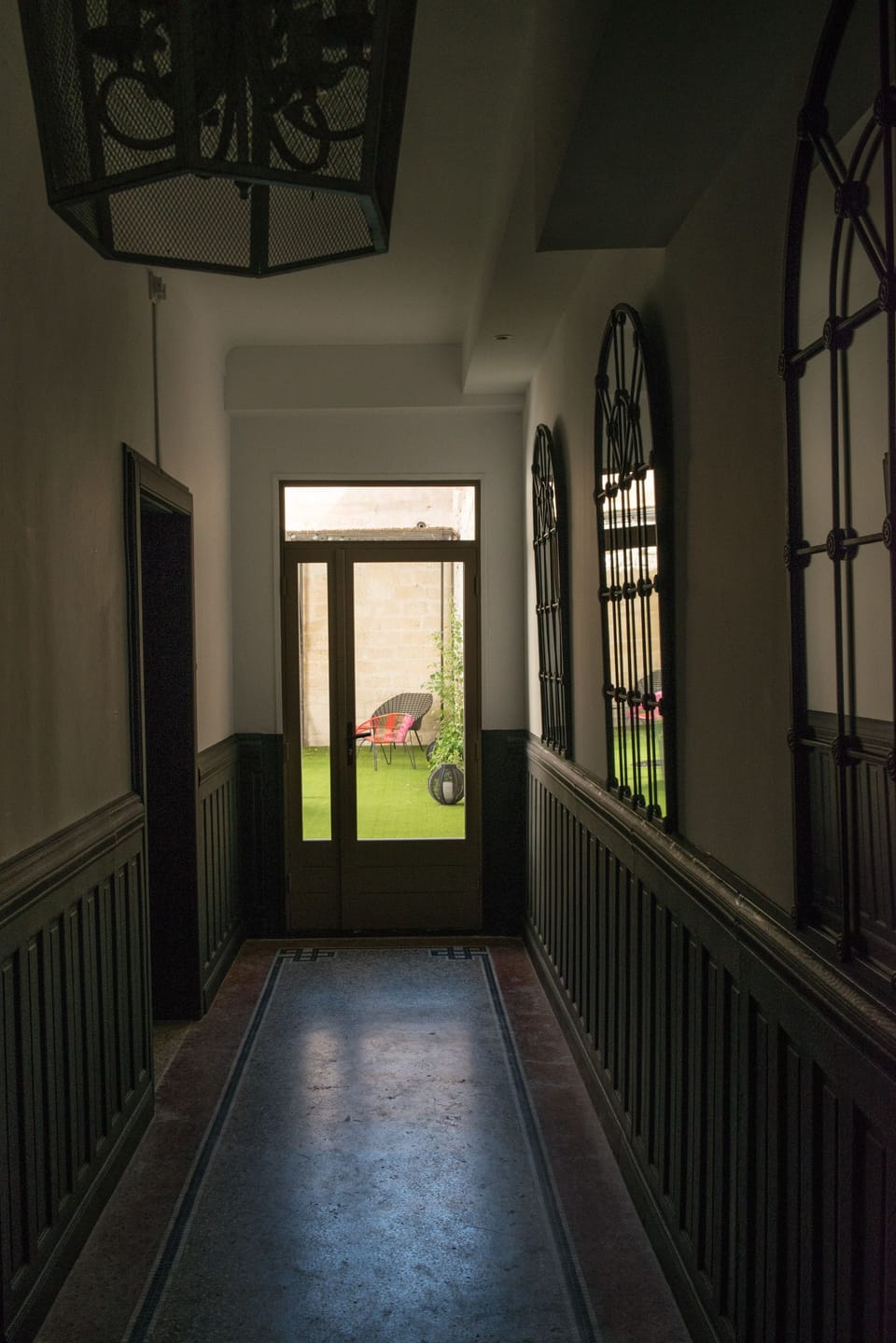 Interior entrance