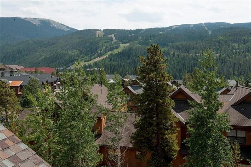 This is the view of the slopes from our unit.