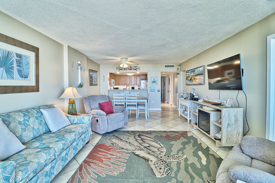 Living-room  with Rocker-Reclining Chairs & Sofa Sleeper