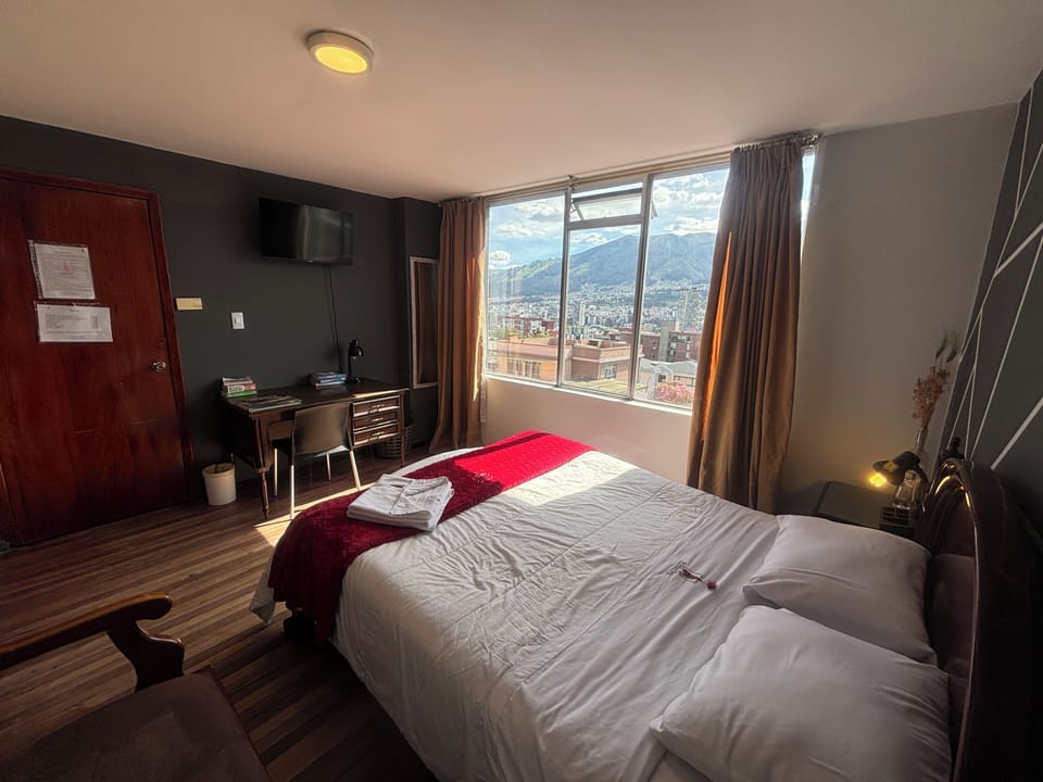 Panoramic Double Room, Non Smoking, City View | 1 bedroom, iron/ironing board (on request), WiFi (free), bed sheets