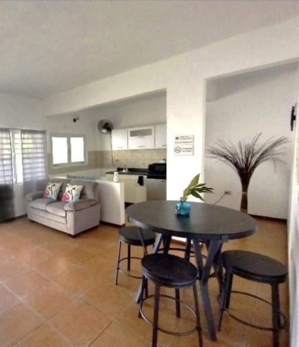 Premium Apartment, 1 Queen Bed, Kitchen, Ground Floor | Living area | LCD TV