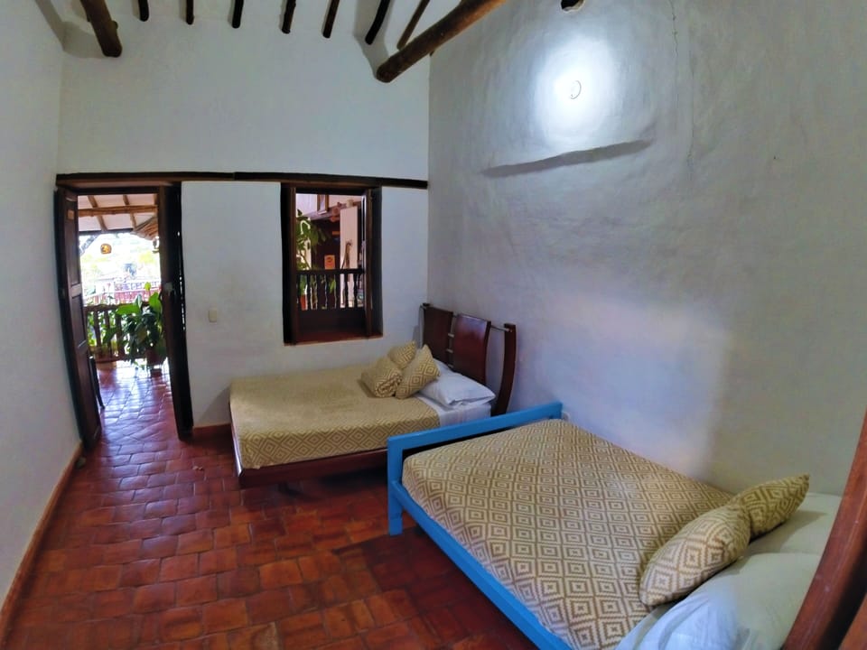 Family Quadruple Room, 1 Bedroom, Private Bathroom, Poolside (5 Beds) | Iron/ironing board, bed sheets