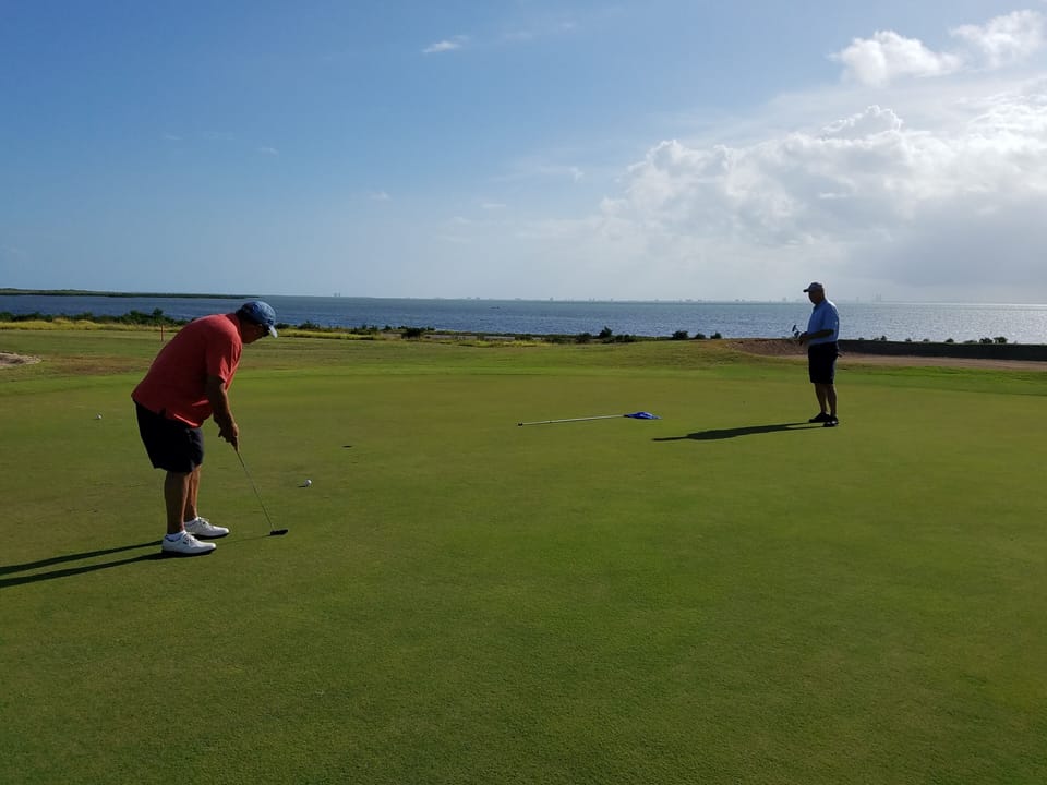 Relax with a round of golf at South Padre Island Golf Course.