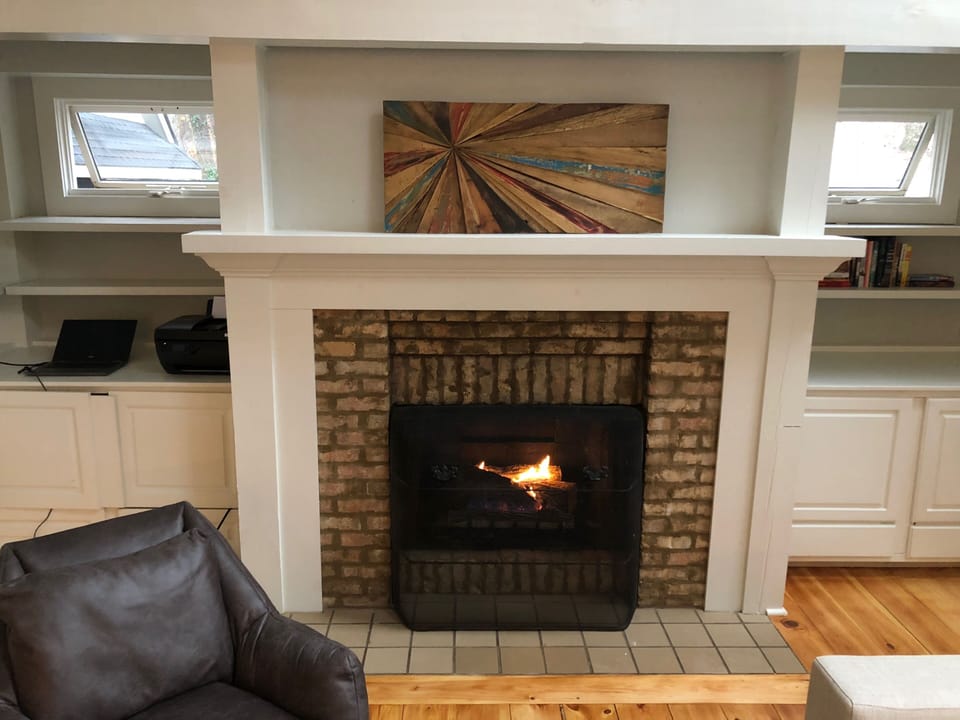 working gas fireplace
