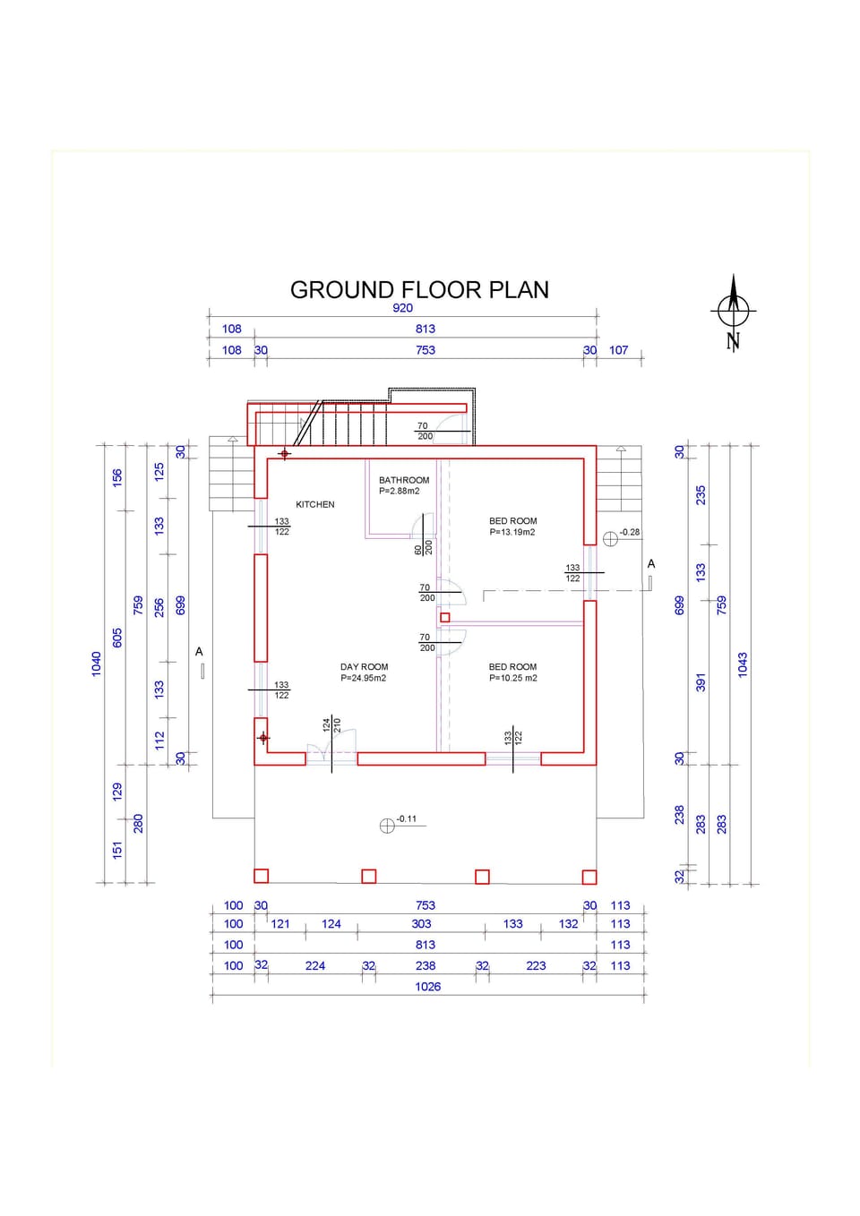 Floor plan ground floor