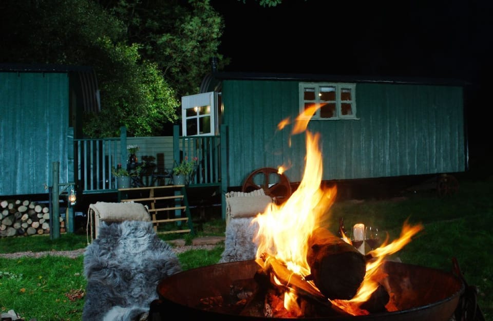 Relax by the fire pit in the evenings