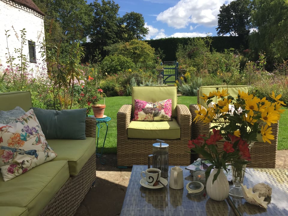 The stunning garden is a real feature of The Dairy