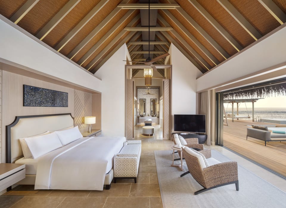 Two Bedroom Reef Villa with Pool | 1 bedroom, premium bedding, minibar, in-room safe
