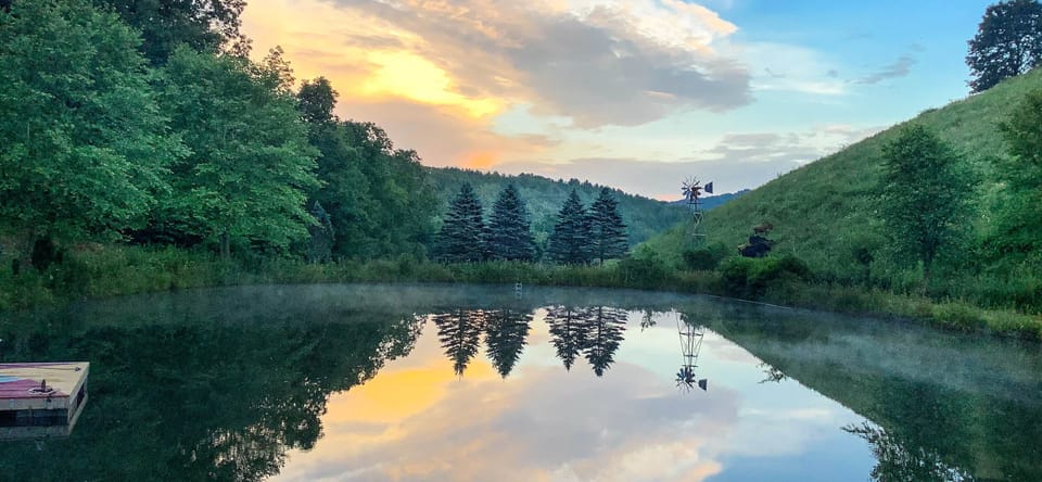 June sunset at Reflection Pond