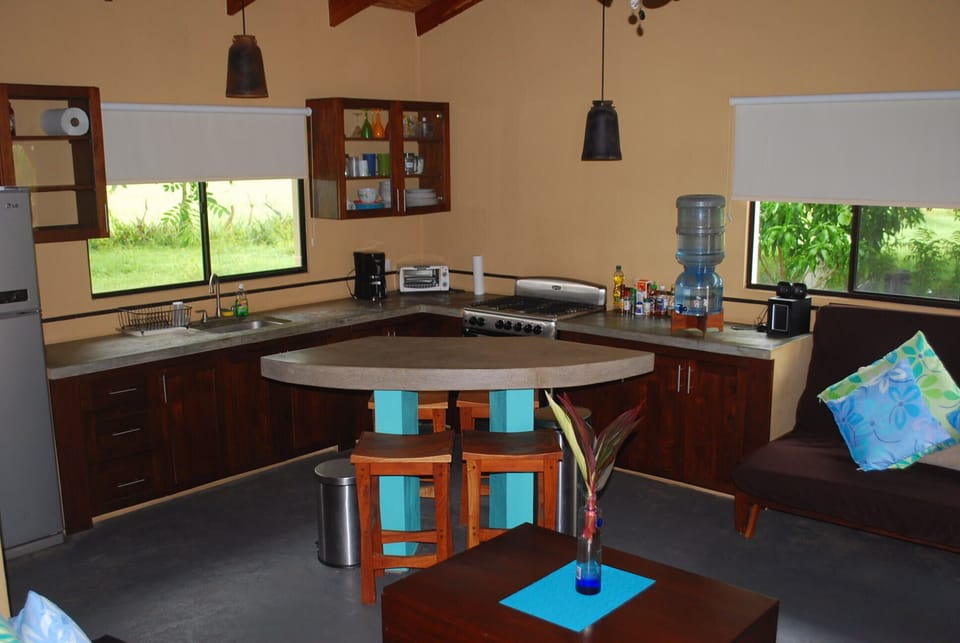 Kitchen with all you need to prepare meals & snacks!  Chef can be included!