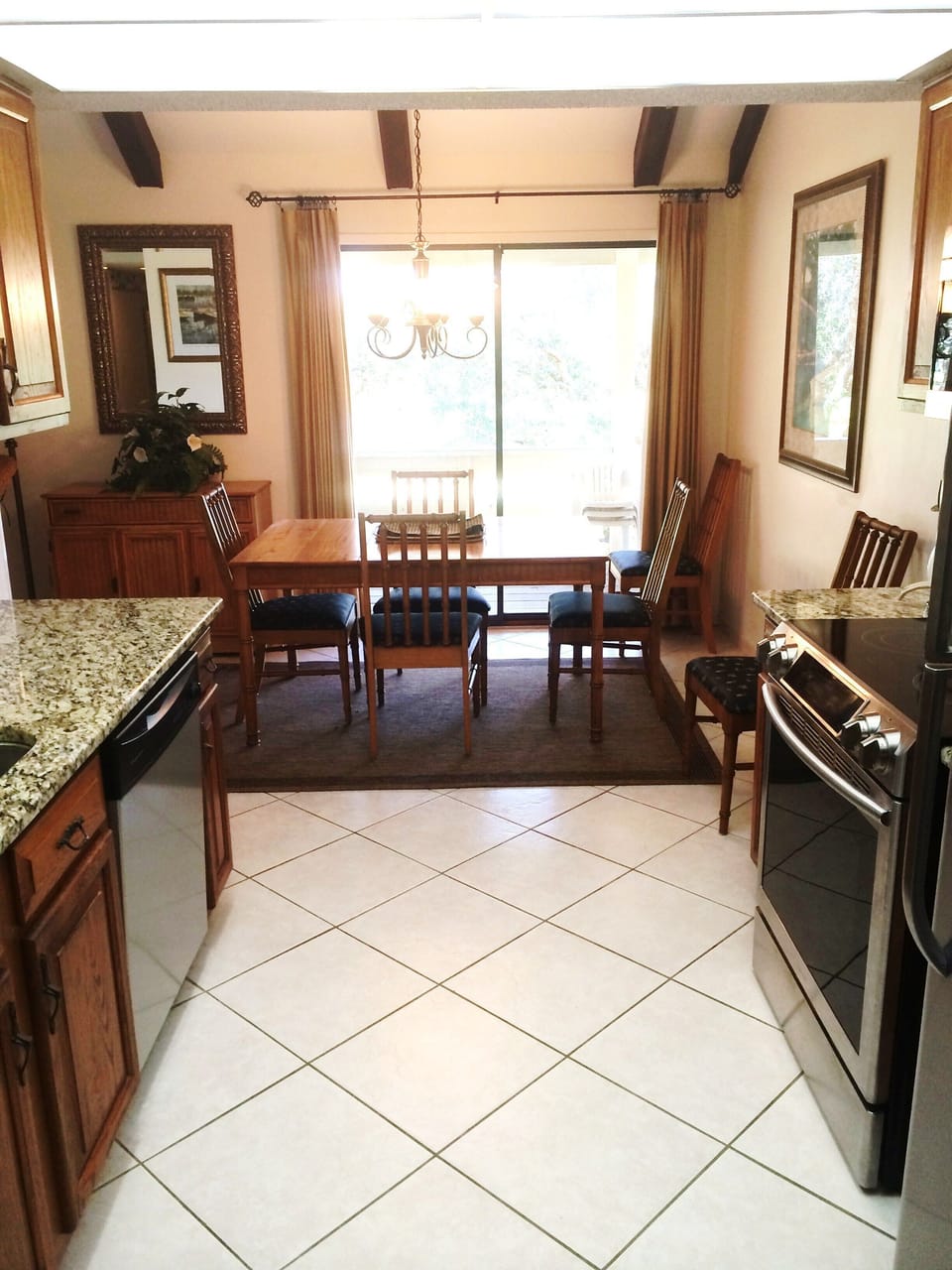 New Granite Tops and Oven in Kitchen!