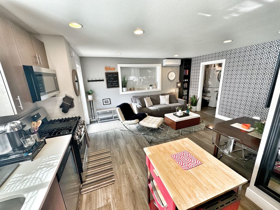 Living, Dining, Kitchen