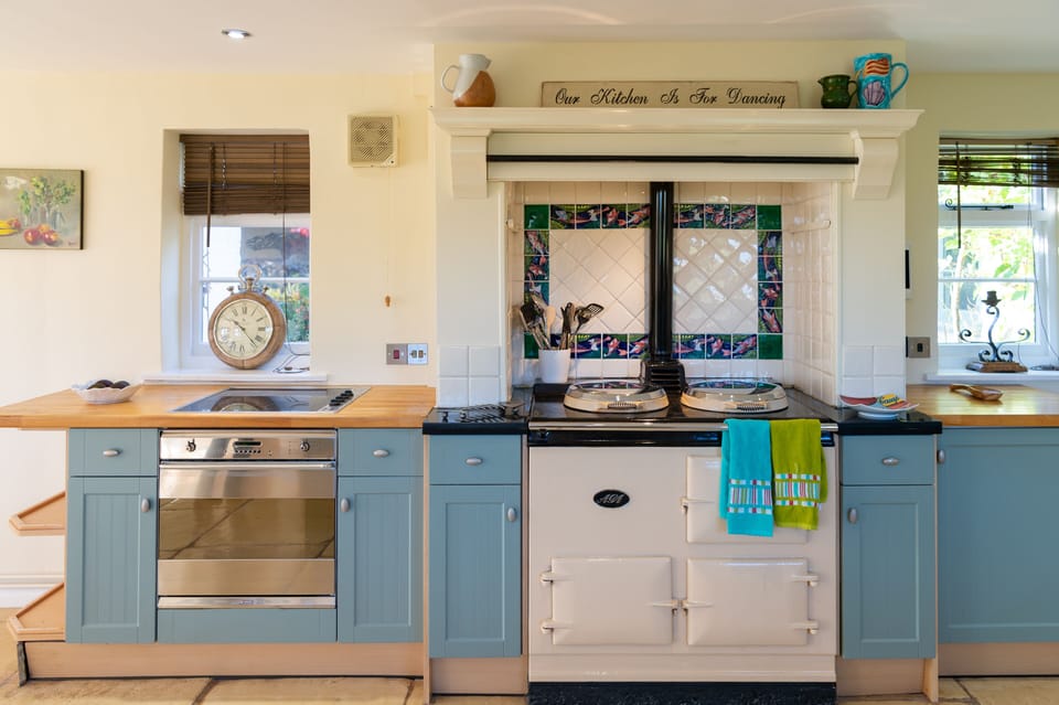 Aga and Electric Oven