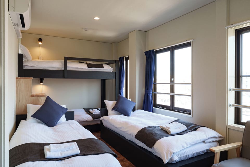 Standard 4-Person Room A, Non Smoking | Free WiFi, bed sheets