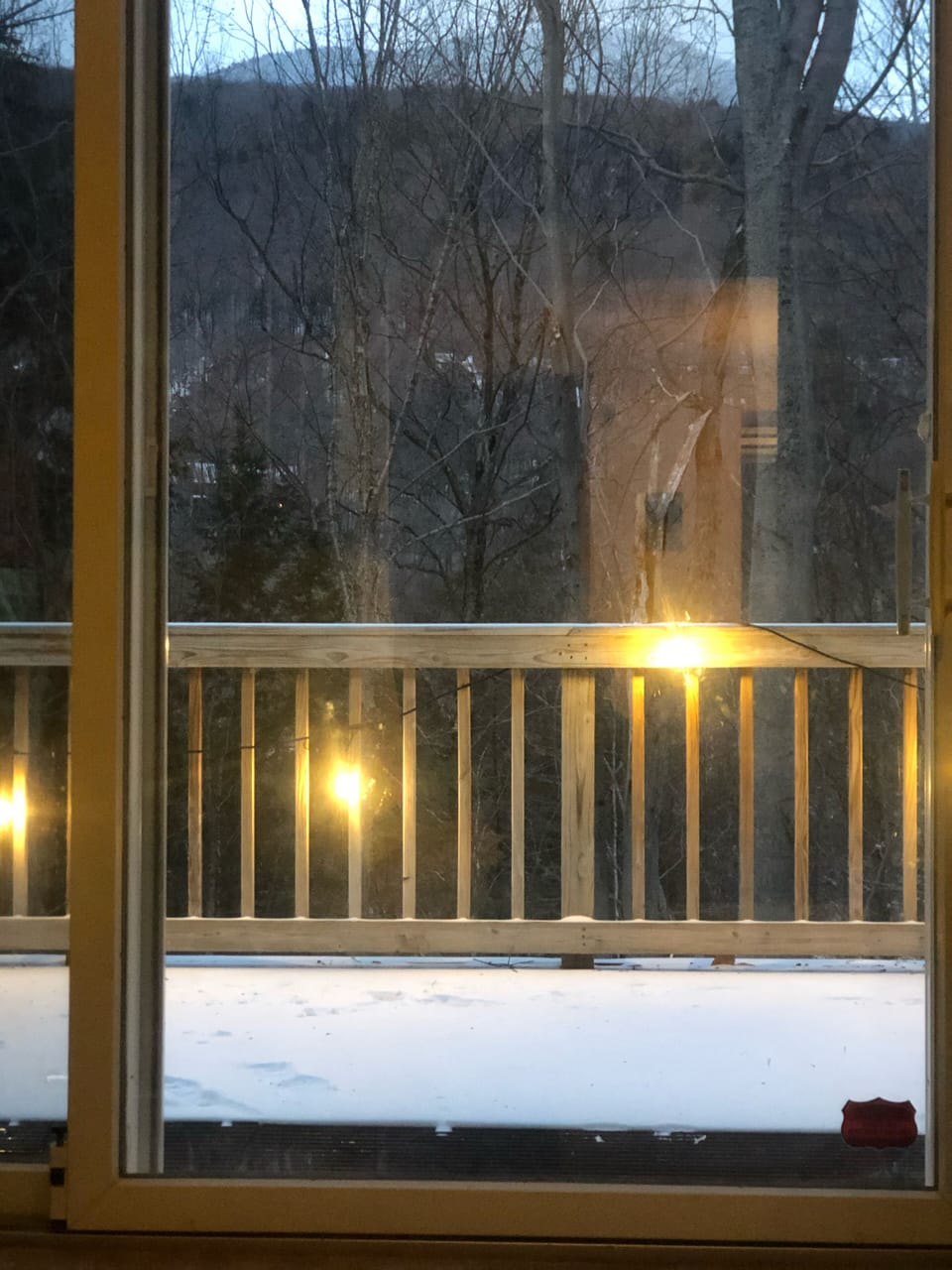 View off back deck