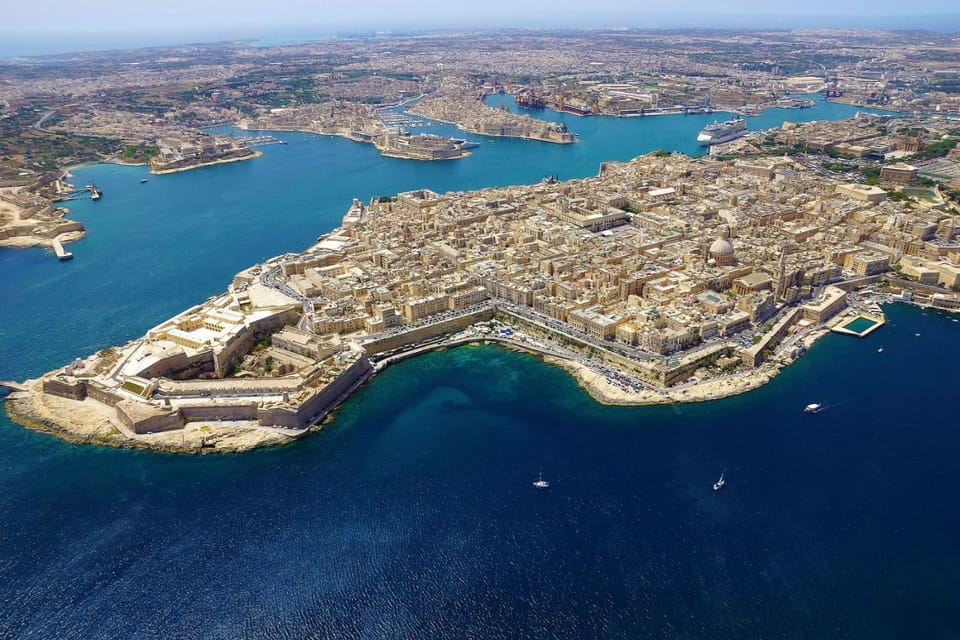 Valletta, Malta's Beautiful Capital City. Just 30 Minutes Away By Bus.