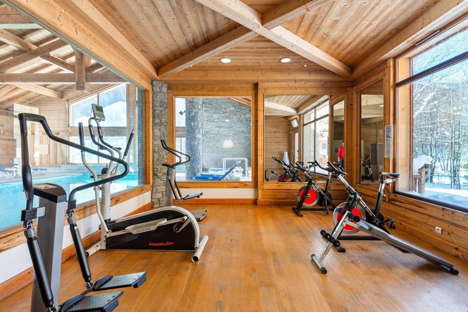 Keep up your fitness regime at the on-site gym.