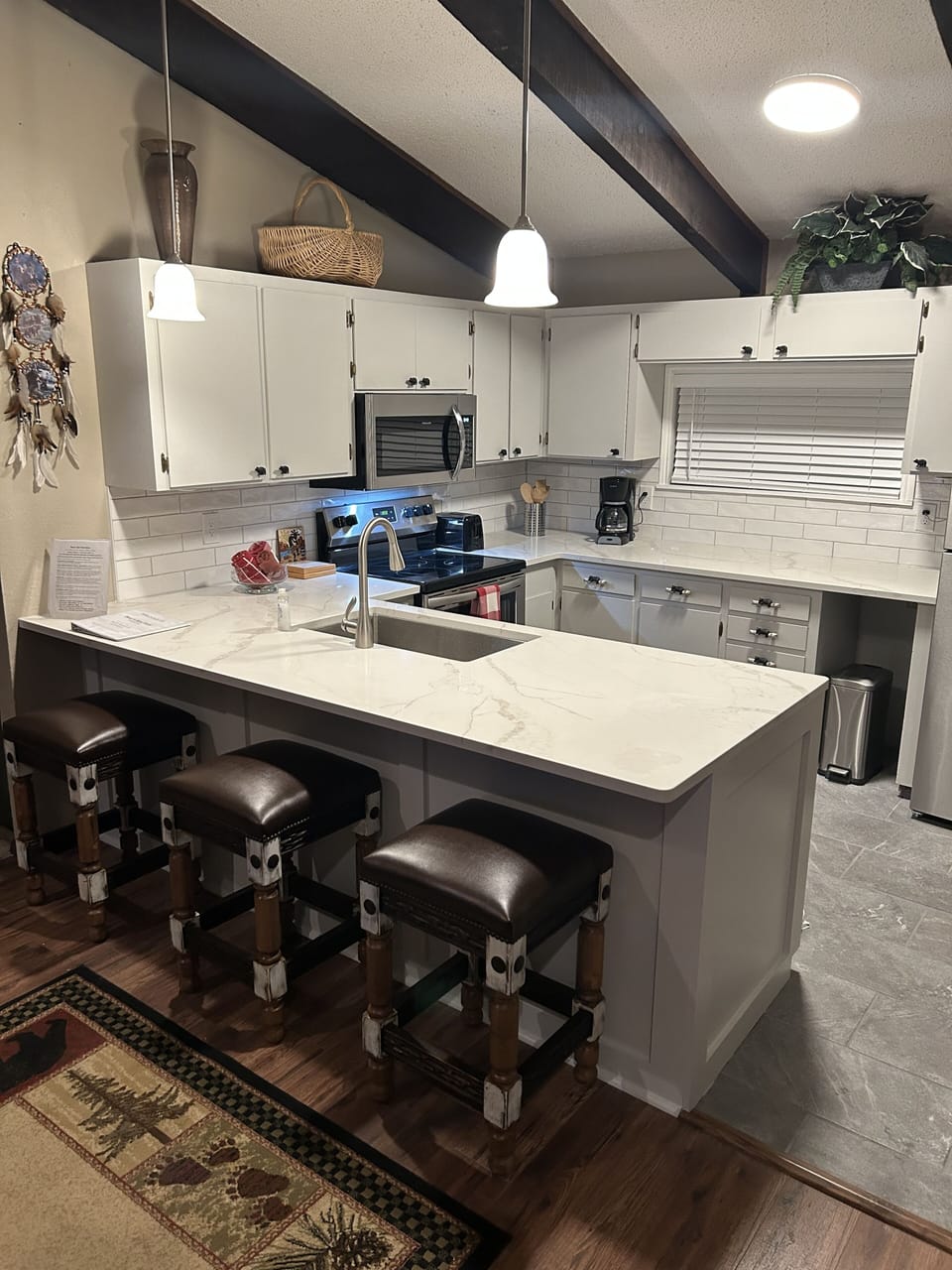 Newly remodeled kitchen