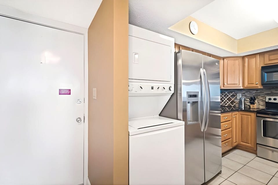 Washer and dryer in your unit