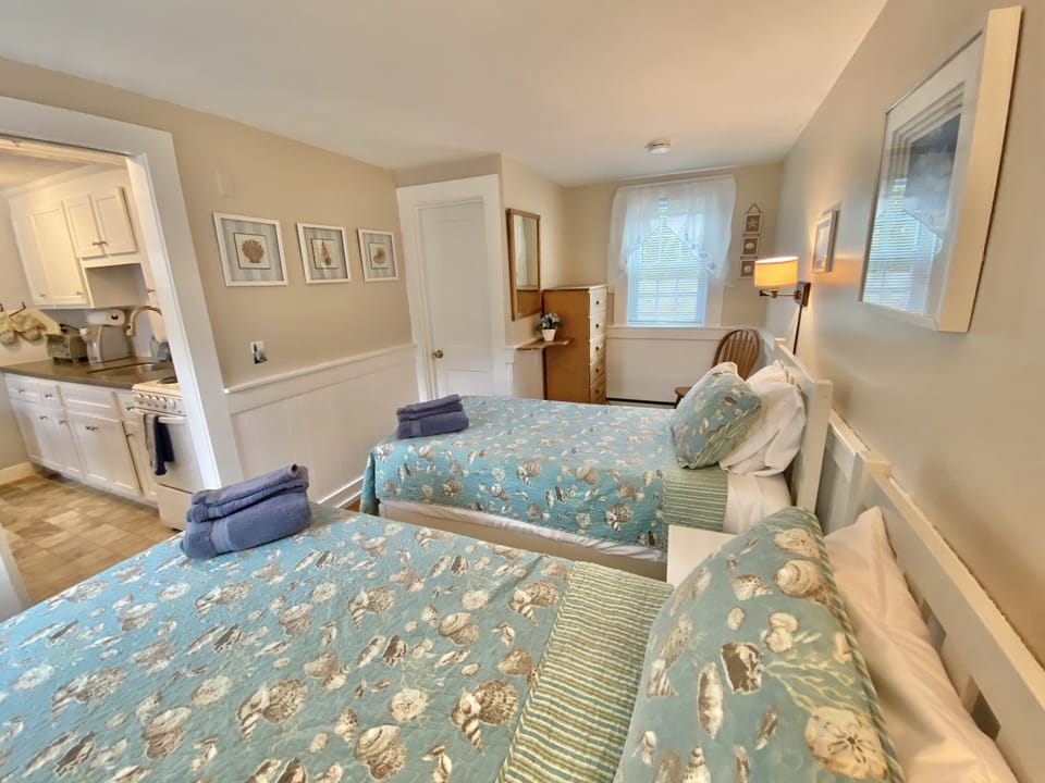 Second bedroom with two twin beds