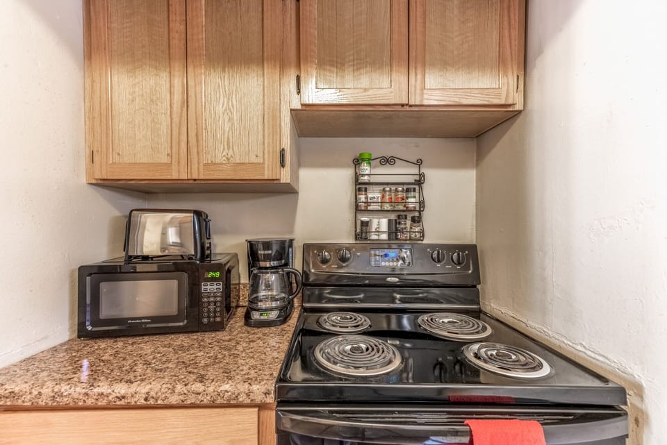 Microwave, Toaster, coffee pot!