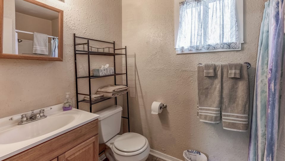Sparkling clean bathroom