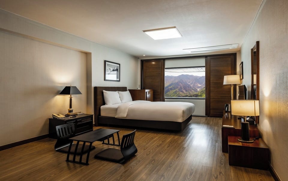 Premium bedding, down comforters, memory foam beds, in-room safe