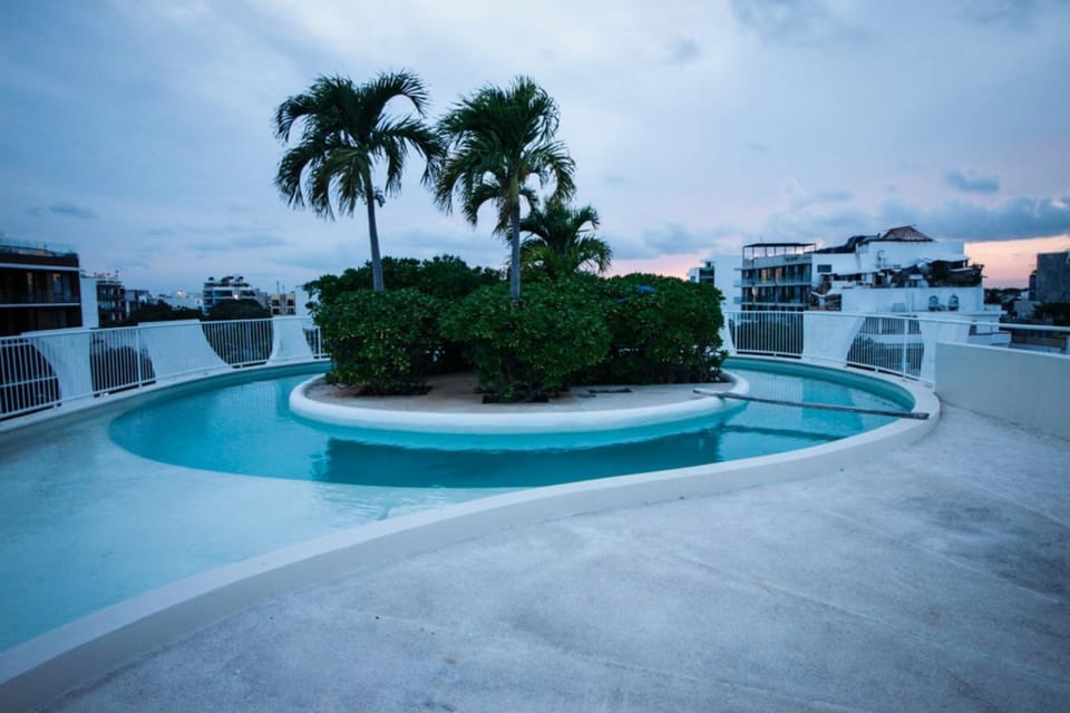 Rooftop pool