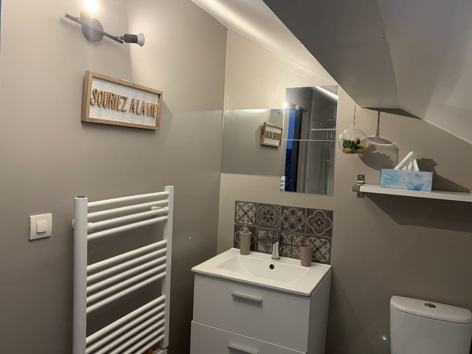 Double Room, 1 Double Bed, Non Smoking | Bathroom | Shower, deep soaking tub, free toiletries, hair dryer