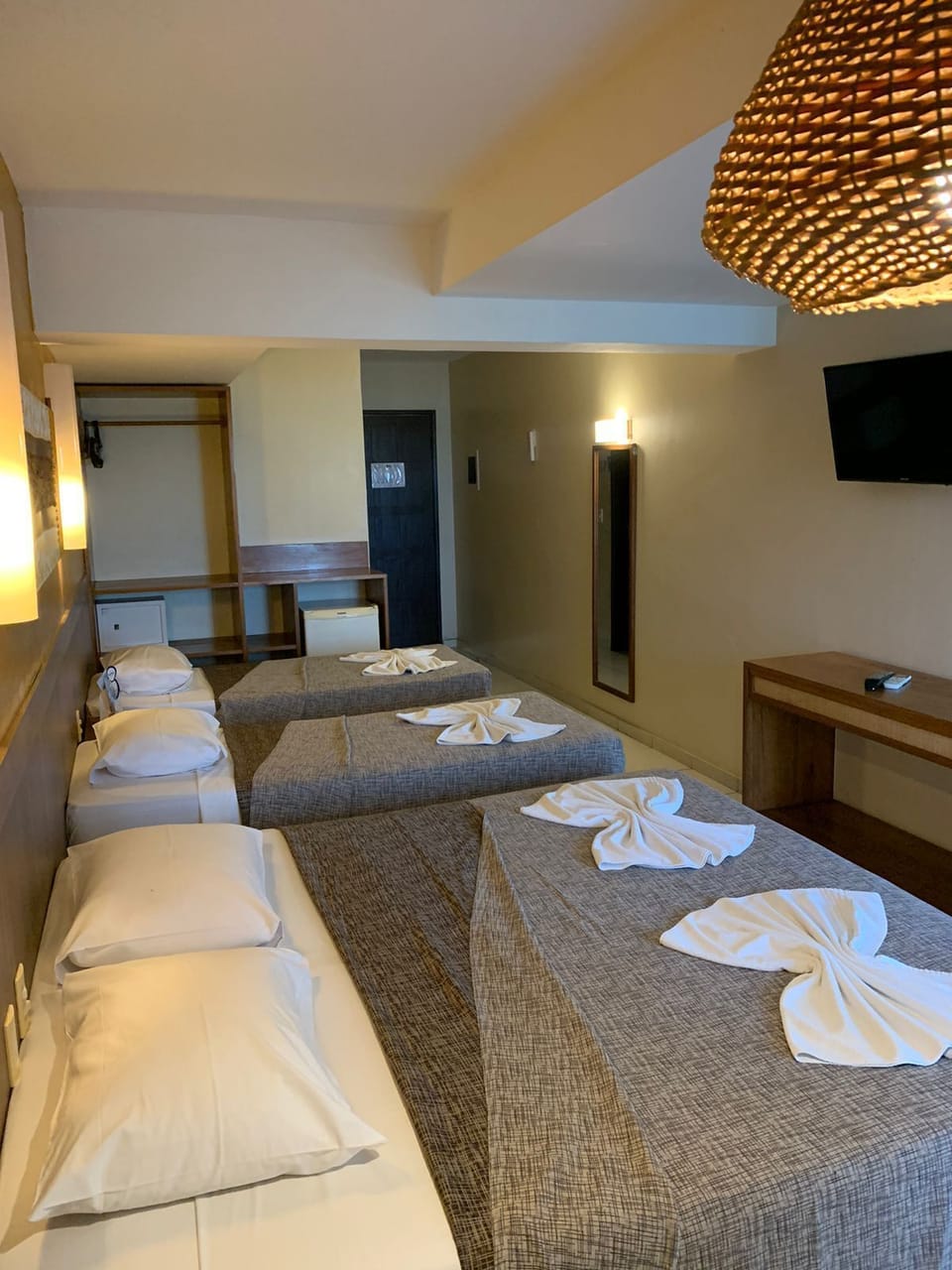 Quadruple Room, Sea View | Minibar, desk, blackout drapes, free WiFi