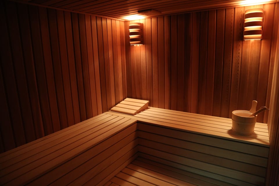 Sauna - perfect for soothing aching muscles after a day on the mountain
