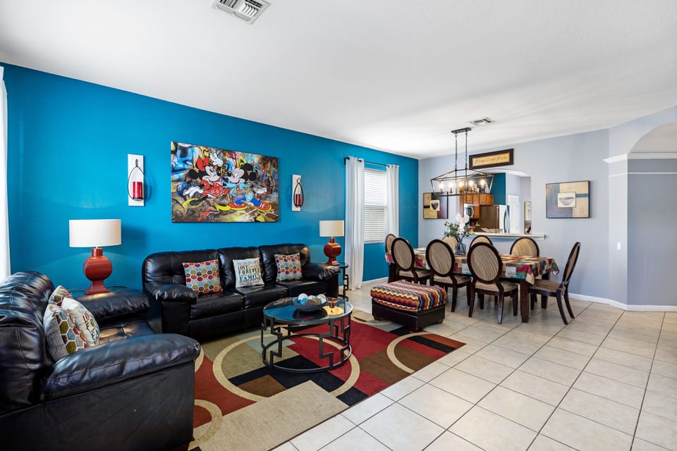 Open floor plan to accommodate your entire family.