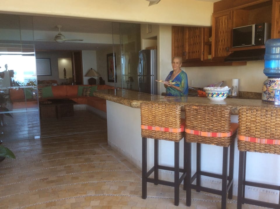our outdoor kitchen