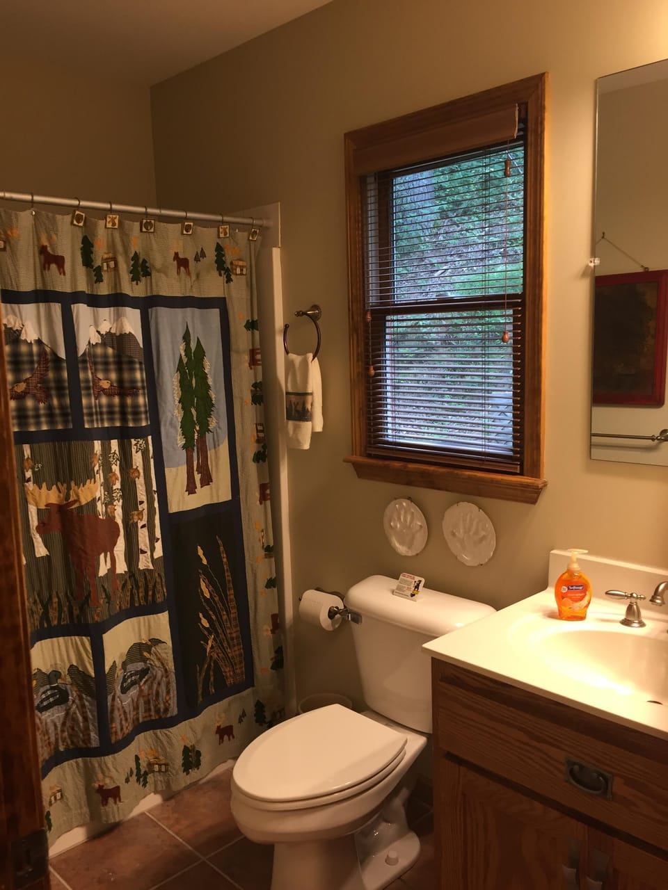 Guest bathroom on the main floor.