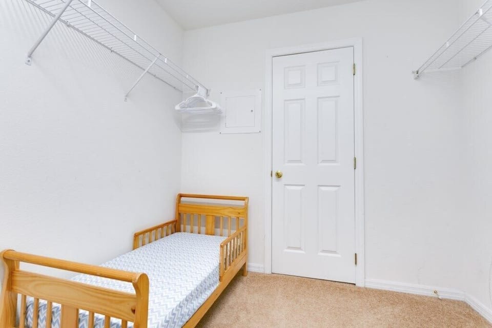 Toddler room off master bedroom