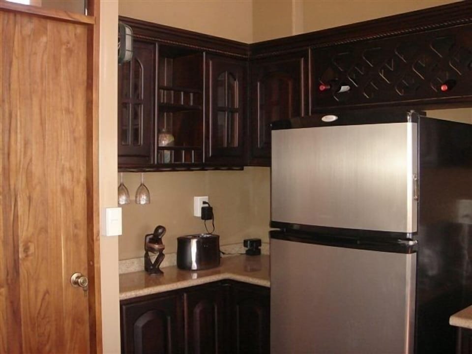 Bar is tucked in a kitchen corner - but plenty of room for making Margaritas!