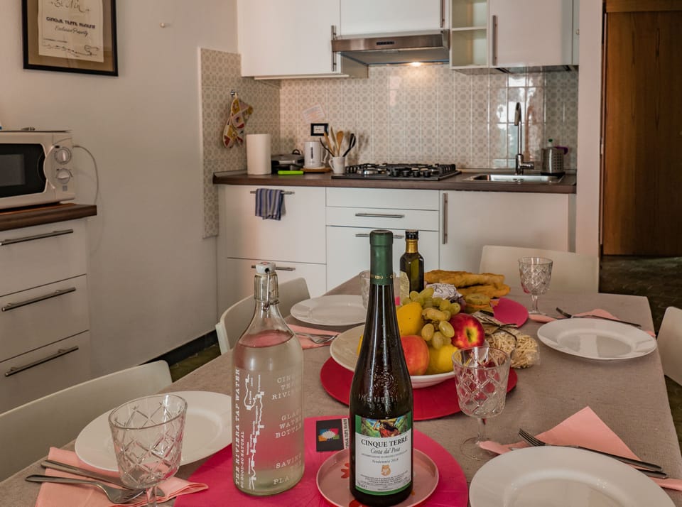 Apartment, 2 Bedrooms, Terrace | Private kitchen | Full-size fridge, microwave, oven, stovetop