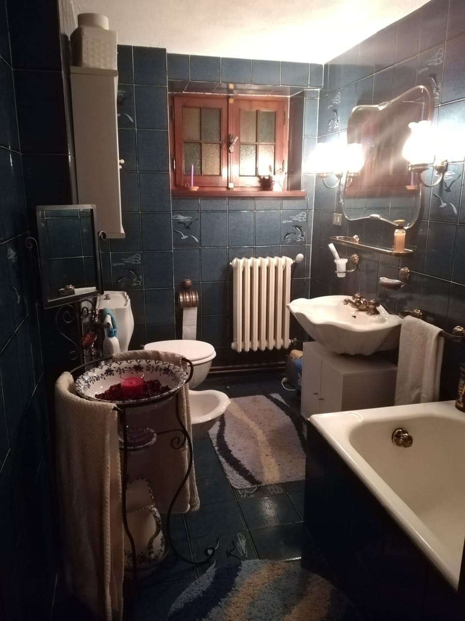 Apartment, 1 Bedroom | Bathroom | Bathtub, spring water tub, free toiletries, bathrobes