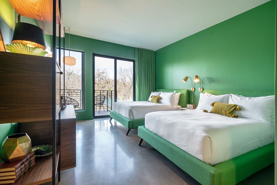 Double Room, Creek View | Minibar, in-room safe, blackout drapes, iron/ironing board