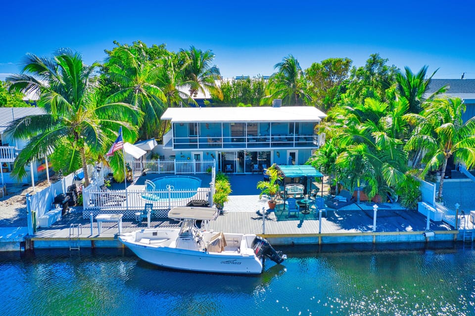 Our beautiful home from the water