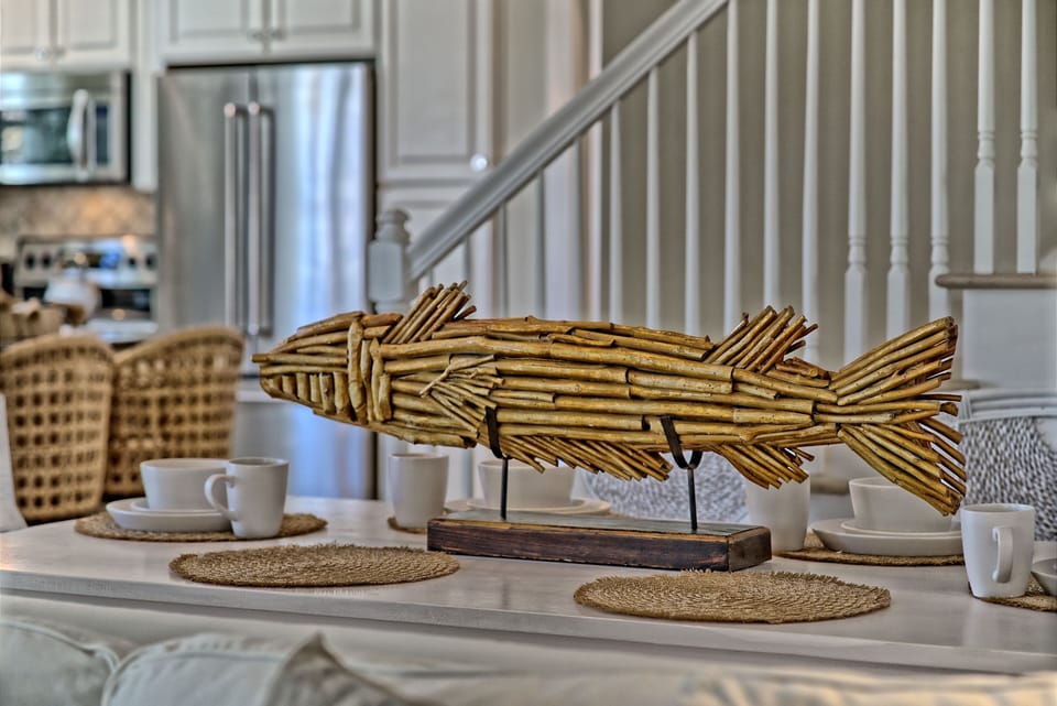Accents of West Indies Style in this luxury rental on southside of 30 a 