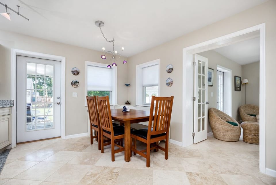 Beautiful Dining Room just off Family Room and Kitchen.