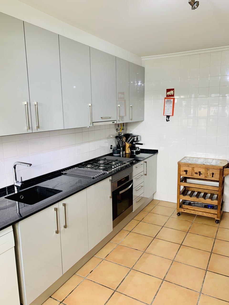 Newly installed kitchen 