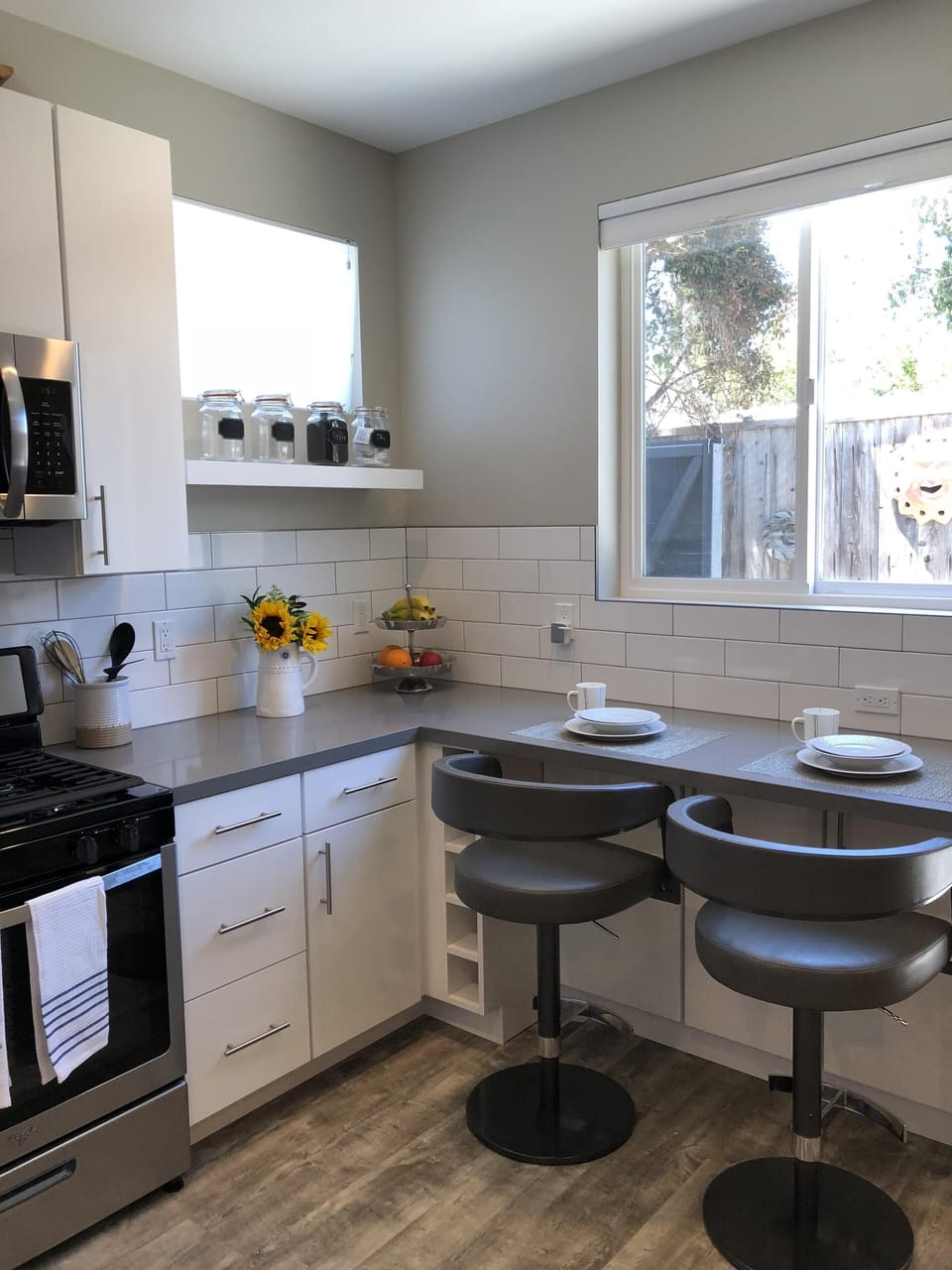 Another view of the kitchen