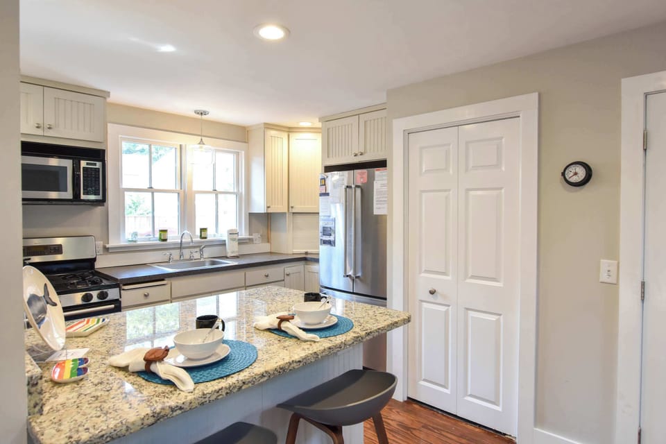The kitchen.