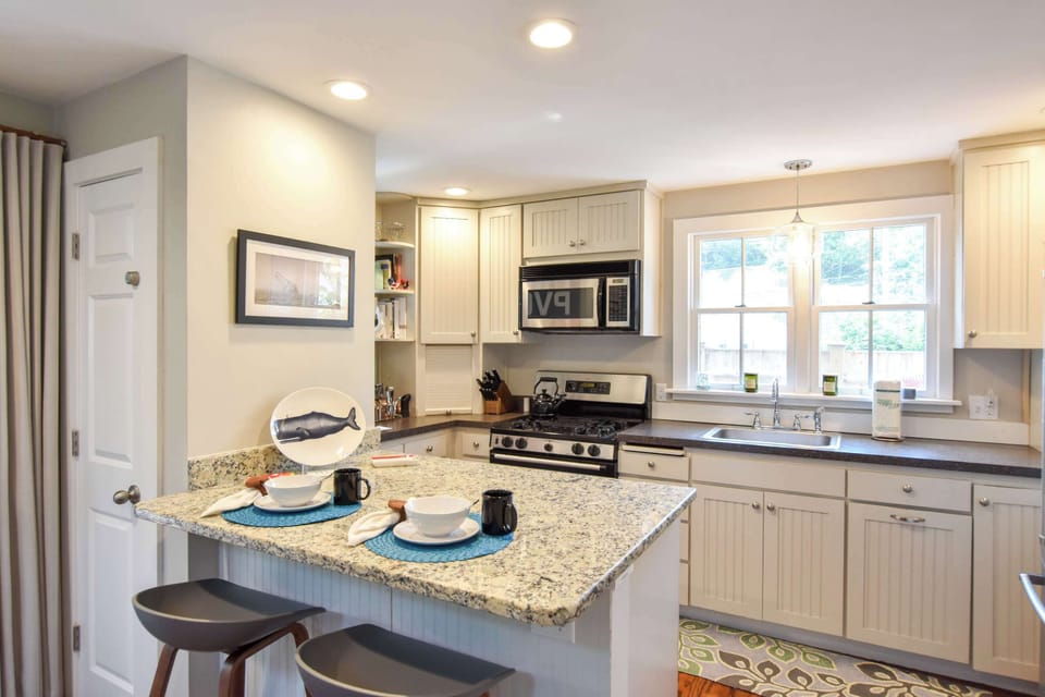 The kitchen.