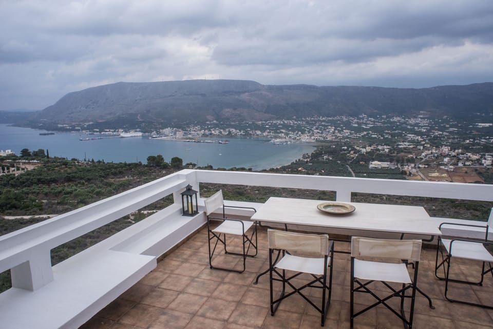 View from the terrace of the house