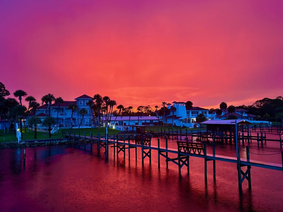 End the day with beautiful sunsets over the Indian River.